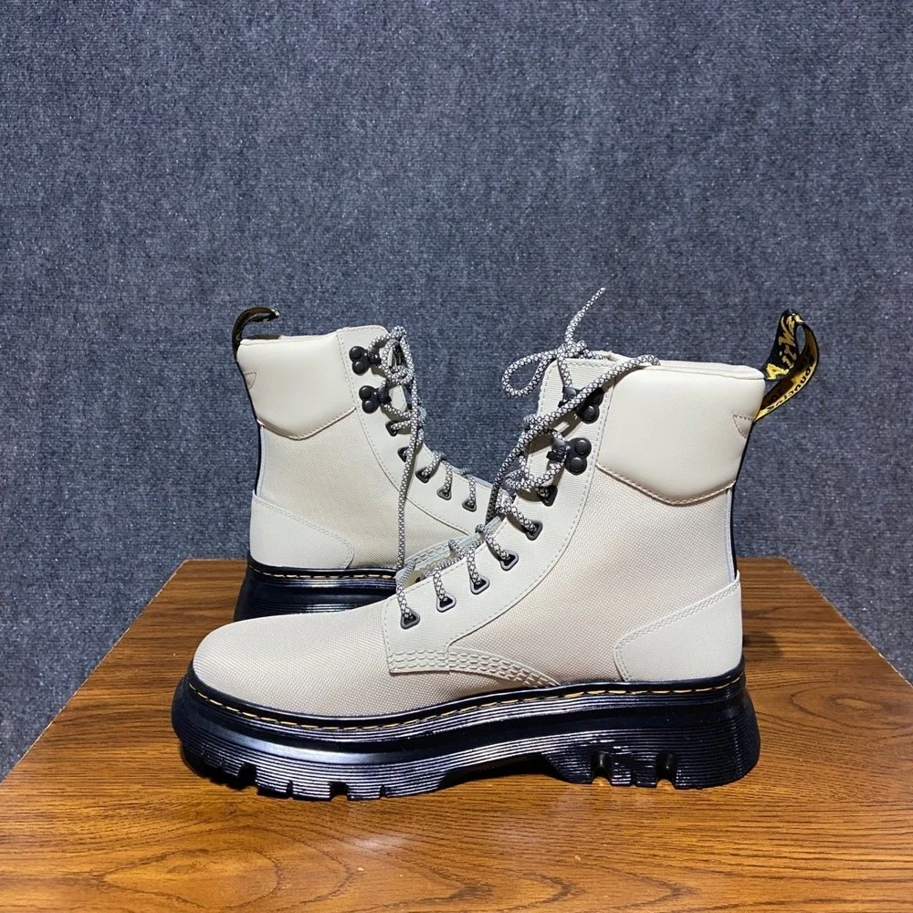 Dr Martens Tarik Parchment Utility Boots Mens 10 Womens 11 Extra Tough 50/50 NEW